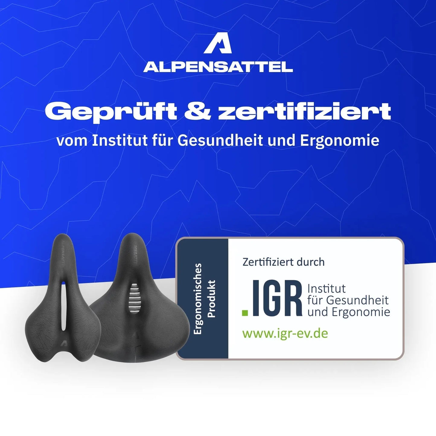 Alpensattel 3.0 Komfort+ | + Gratis Handyhalter
